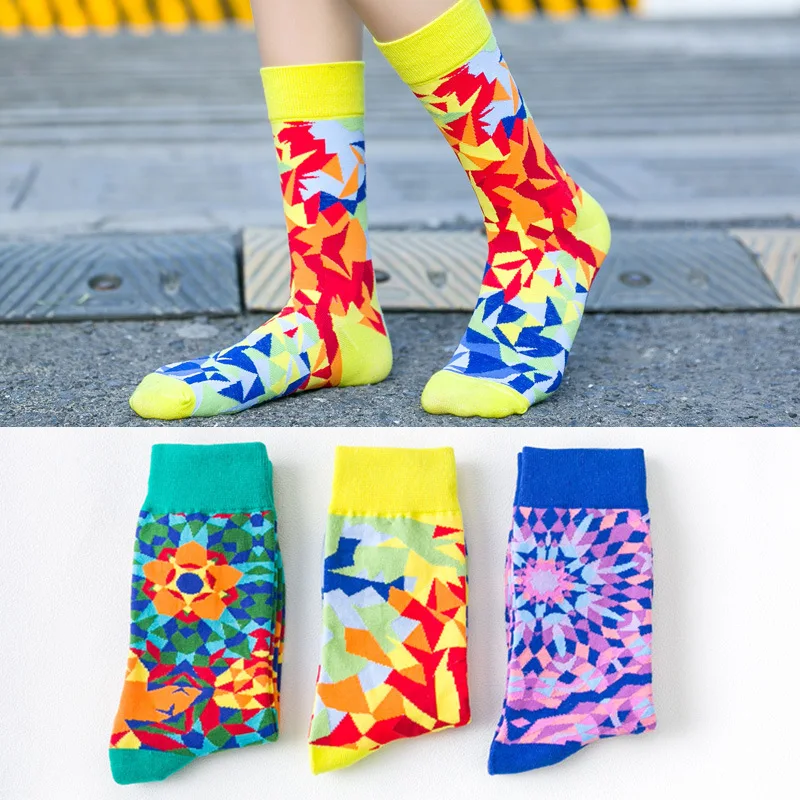 High quality cotton socks men and women couples street sports creative cotton socks crane socks Chinese style cotton socks fashion pink unicorn cotton socks for women high ankle casual funny cotton socks winter autumn warm creative girls kawaii socks