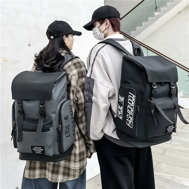 경량 방수 남성용 여행 백팩 옥스포드 천 소재 지퍼 잠금 편안한 어깨끈 야외 스포츠 가방