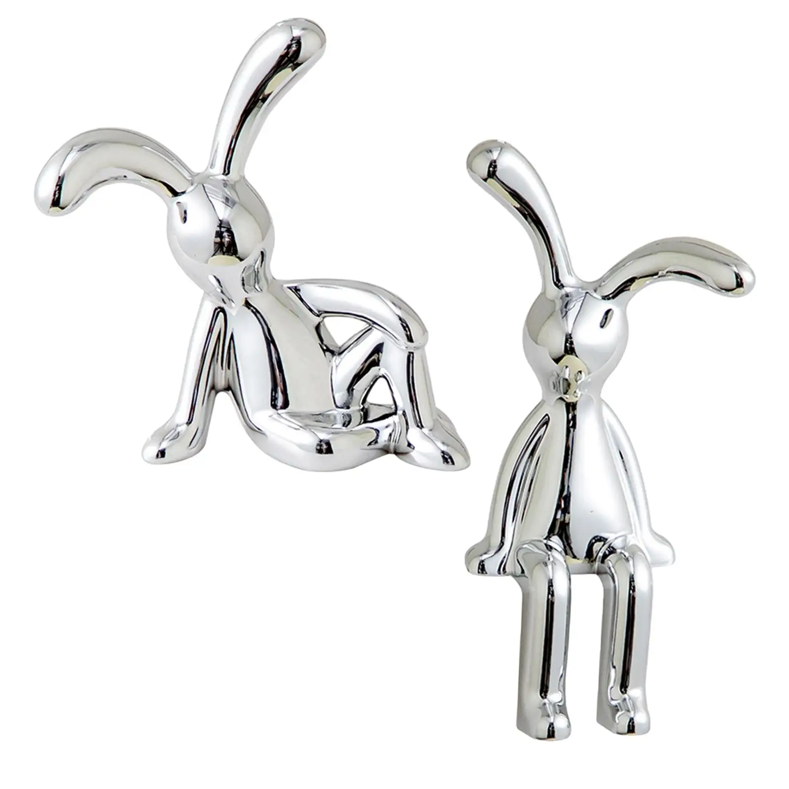 Cute Rabbit Statue Desk Collection Decorative Accents Birthday Gifts Spring Decoration for Holiday Party Shelves Home Decoration