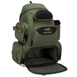Enhanced Bassdash Lightweight Tactical Fishing Tackle Backpack (Green)