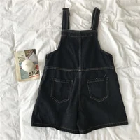 Summer Female Baggy High Waist Denim Overalls Shorts Lady Comfortable Thin Jeans Girls Korean Casual Fashion Short Pants - Image 2