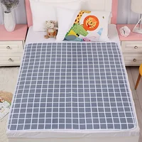 Coussin de lit étanche, 1 pièce, tapis d'isolation d'urine doux, respirant et lavable pour adultes, personnes âgées, animaux domestiques, hôpital, réutilisable, facile à nettoyer 3