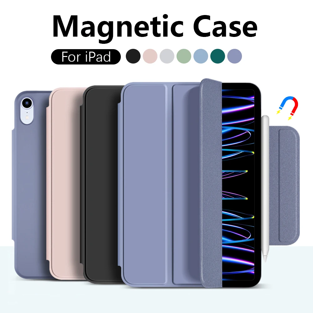 Magnetico Per Ipad Pro 11 4Th 12.9 6Th 2022 10 10Th Generation 10.9 Case Funda Per Ipad Air 5 4 5Th Mini 6 2021 Cover Accessori