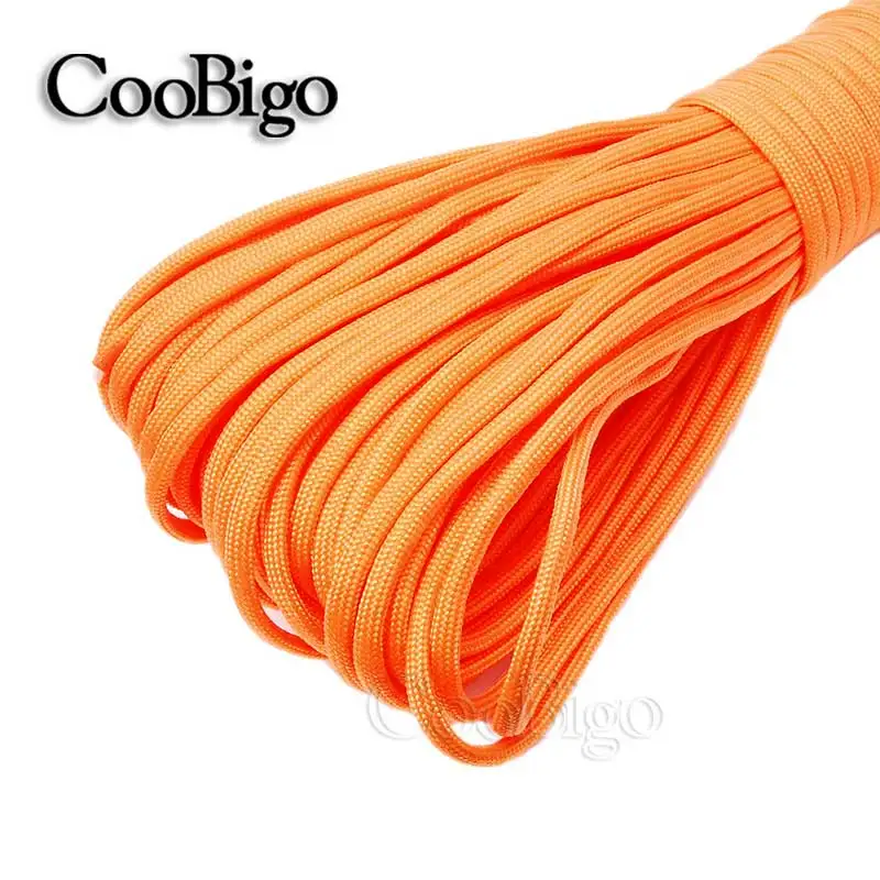 Durable 4mm Solid Color Parachute Cord for DIY Craft and Bracelet Making
