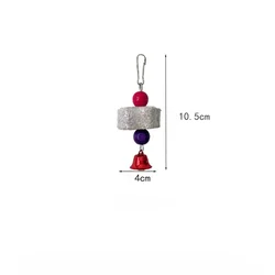 Floral Bird Chew Toy and Cage Accessory (1 stone)