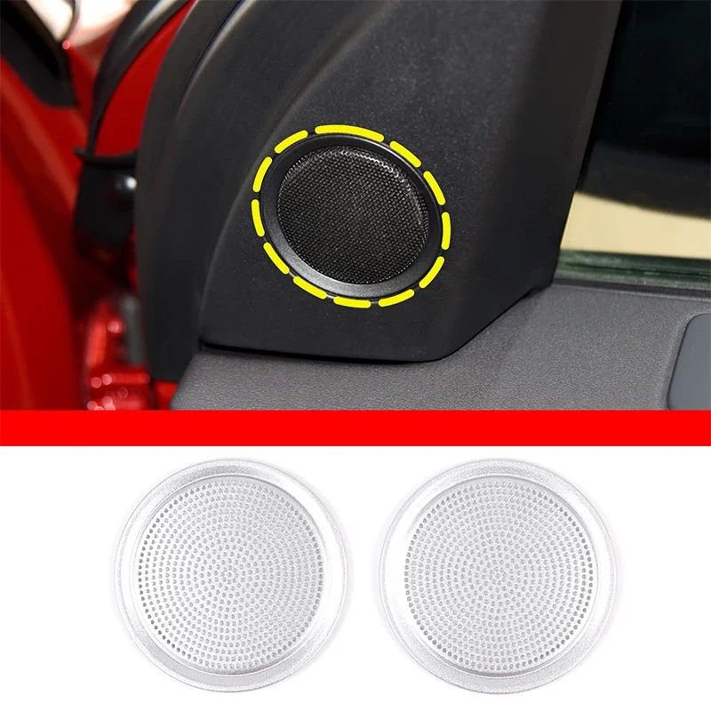 

For Land Rover Discovery Sport 2015-2019 Stainless Steel Car Tweeter Speaker Cover Trim Stickers Car Accessories