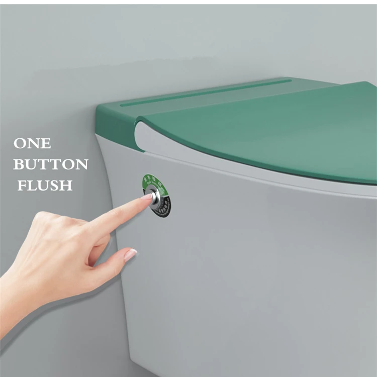 Wall Mounted Toilet No Need to Install Cistern Ceramic Bathroom Wall Hung Wc Black Seat Toilet Bowl Tankless