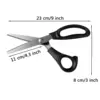 KINGCENT Pruning scissors 1peace LACE DRESS SCISSORS LETHOR TAILOR CLOTHS DESIGNER PAINT WAVE 3