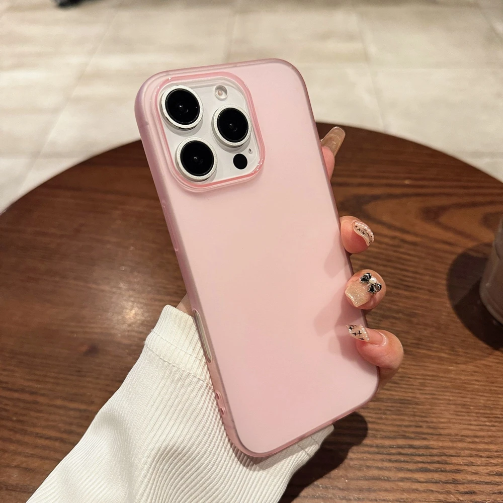 Luxury Slim Matte Frosted Shockproof Phone Case - Ultra Thin PP Back Cover