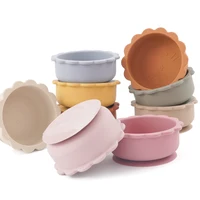 Mother Kids Baby Silicone Suction Bowls For Kids Waterproof Baby Feeding Dishes Plates Children's Tableware Dishes Kitchenware 1