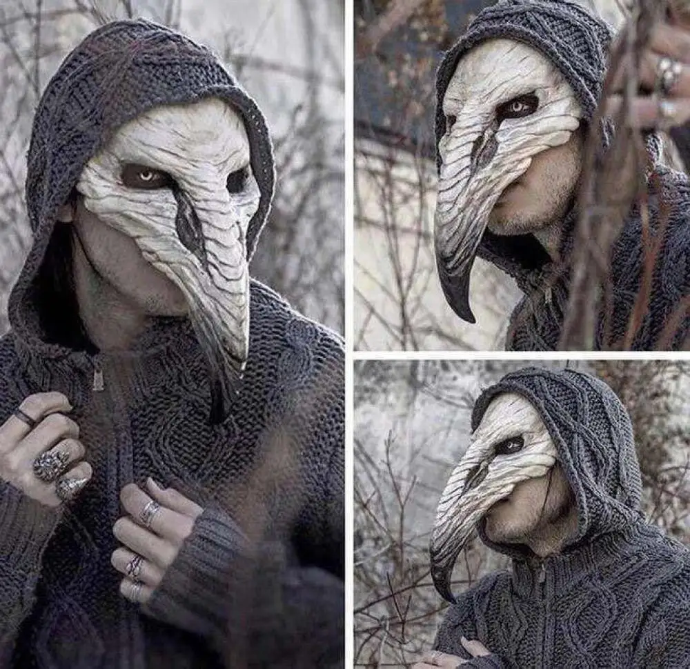 

Halloween Prom Mask Steampunk Plague Doctor Crow Beak Mask Beaks Doctor Halloween Dress Up Prom Party Outfit Holiday Gifts