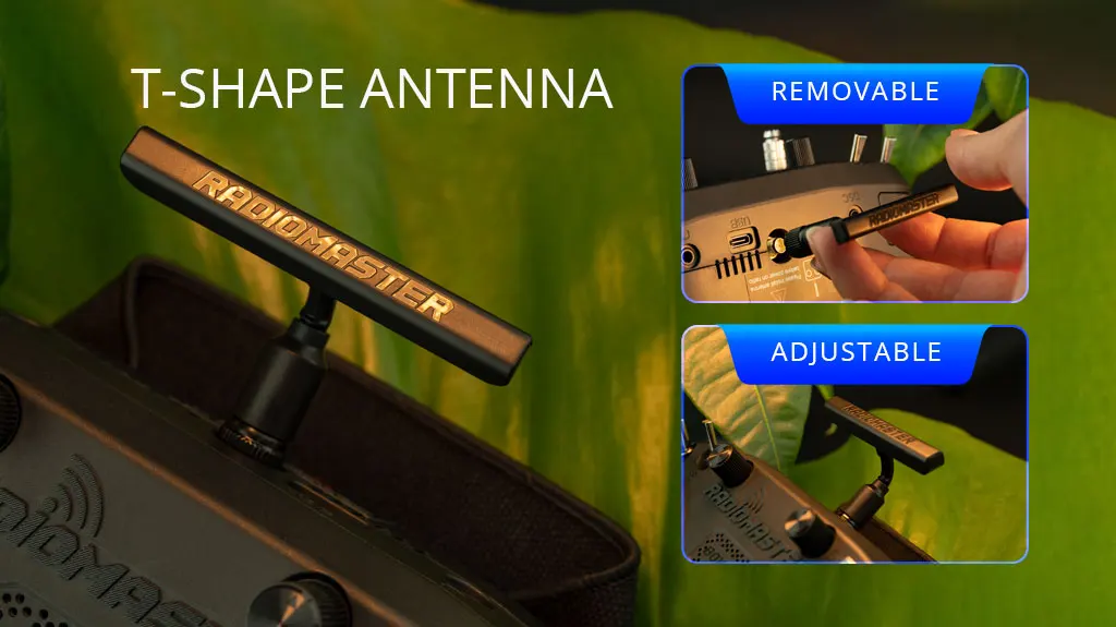 T-SHAPE ANTENNA REMOVABLE ADJUSTABLE ER