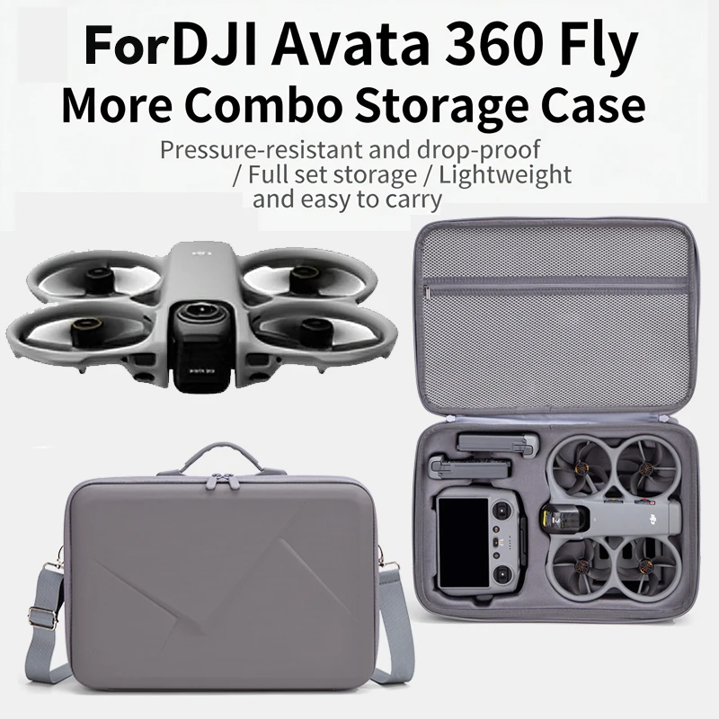 Stoßfester Transportkoffer für DJI Avata 360, wasserdichter Hartschalenkoffer für DJI RC 2 Fernbedienungszubehör – Detail 1