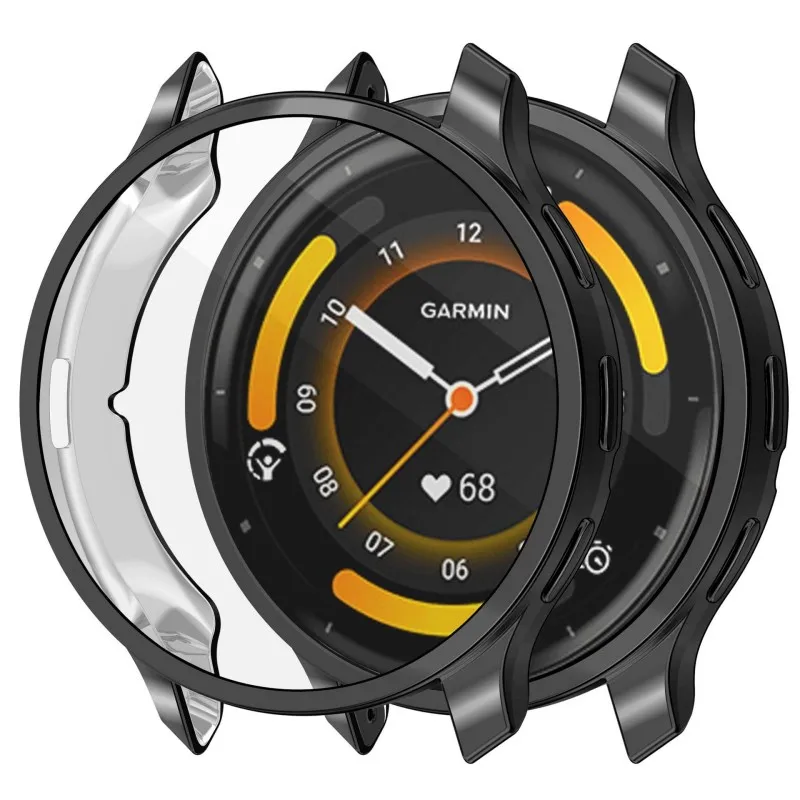 Durable Soft TPU Smart Watch Protective Bumper Case Cover
