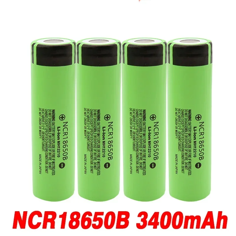 1-20 Capacità Effettiva Batteria Originale 18650 3.7V 3400Mah Ncr18650B Batterie Ricaricabili Al Litio 18650 Celle