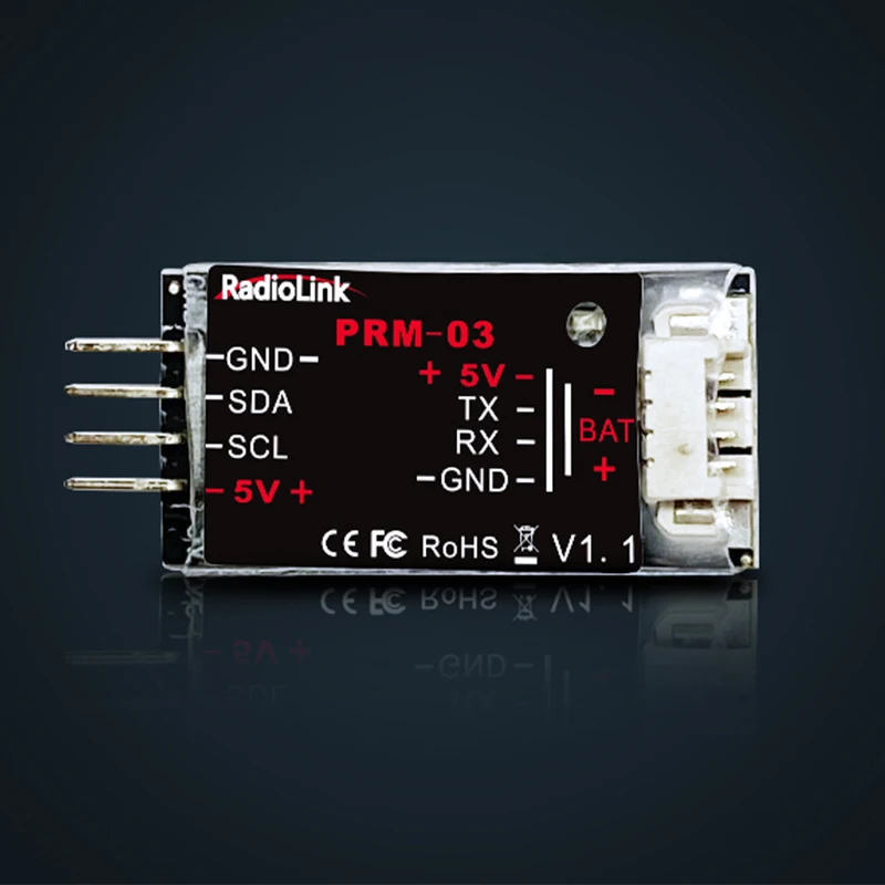 NEWEST Radiolink PRM-03 OSD V1.1 Telemetry Sensor Return Flight Information Module For Controller AT9/AT9S/AT9S Pro/AT10/AT10II 2