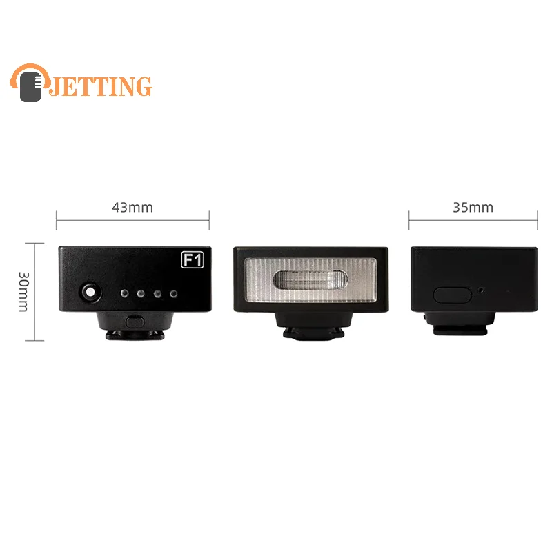 Mini Hot Shoe Rechargeable Miniature Camera Macro Xenon Flash Mirrorless Digital Camera A7C DLUX5 GRIII GR2 GR3 GR3x ZV1 On Camera Flash Camera Flash
