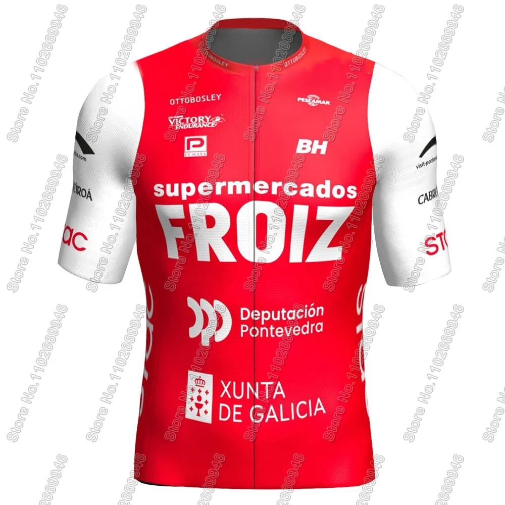 G.D. Supermercados Froiz Cycling Jersey Set Short Sleeve Spain Clothing Road Bike Shirts Suit MTB Shorts Wear Maillot Ropa