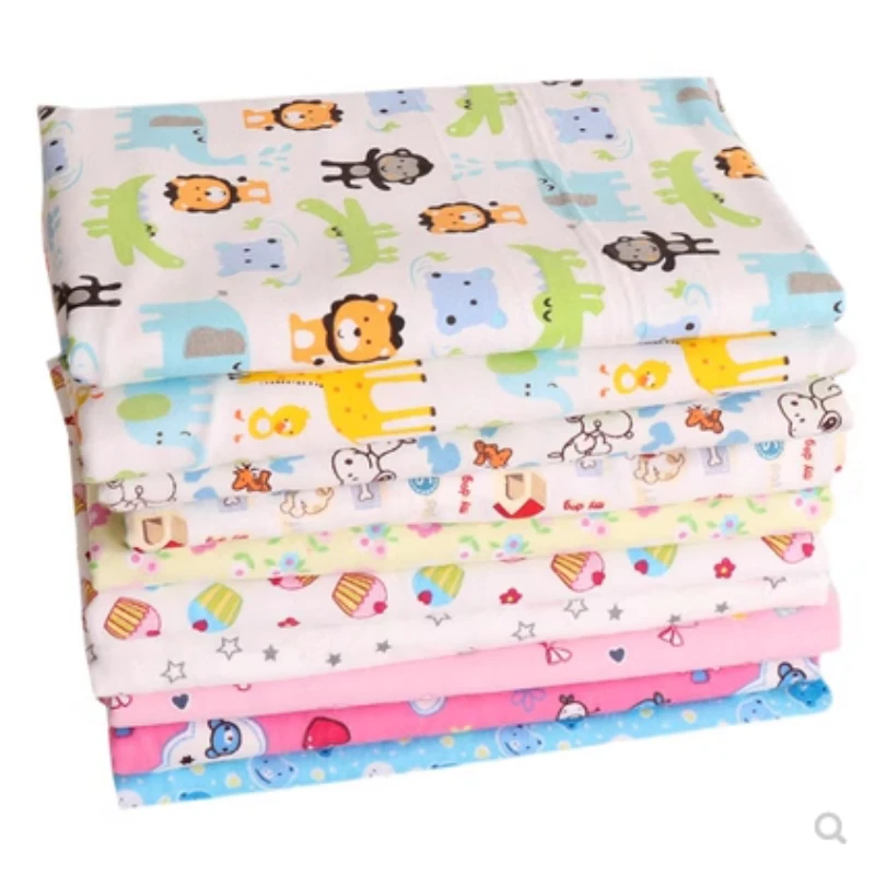 100% cotton flannel fabric with cartoon printed for baby, autumn