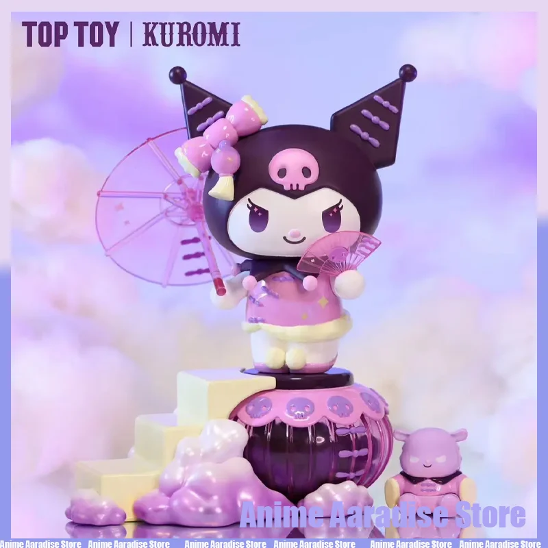 

TOPTOY Новинка Sanrio Kuromi красочные мечты Чонсам Аниме фигурки героев игрушки на День святого Валентина подарки Декор украшения для девушки