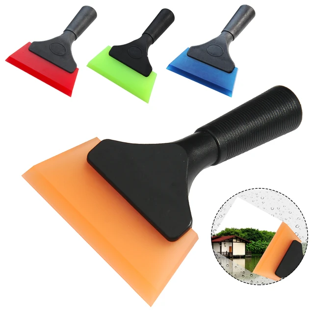 Rubber Squeegee Mini Squeegee Car Window Squeegee Car Wrap Squeegee Shower  Squeegee Ice Scraper Rubber Water Blade for Auto Window Tinting, Windshield,  Glass Door Cleaning 