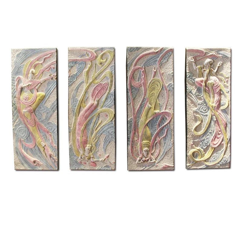 

New Chinese-style embossed wall-hung porch three-dimensional ornaments