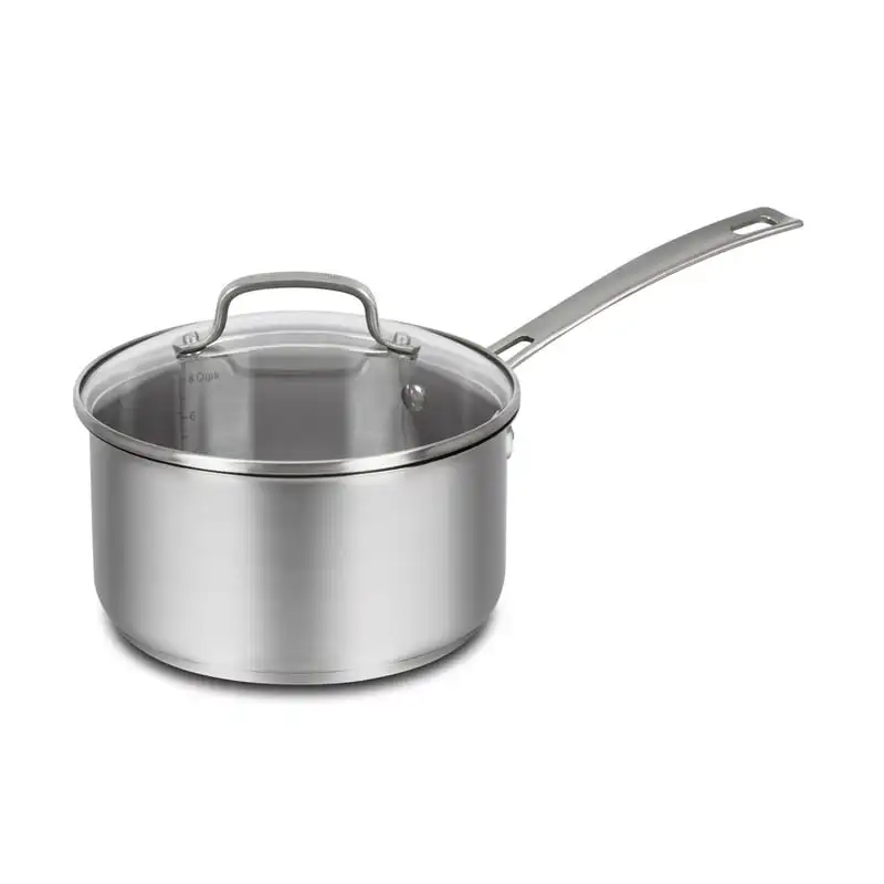 

Посуда из нержавеющей стали премиум-класса 2,5 Qt. Кастрюля с крышкой, 92195-18
