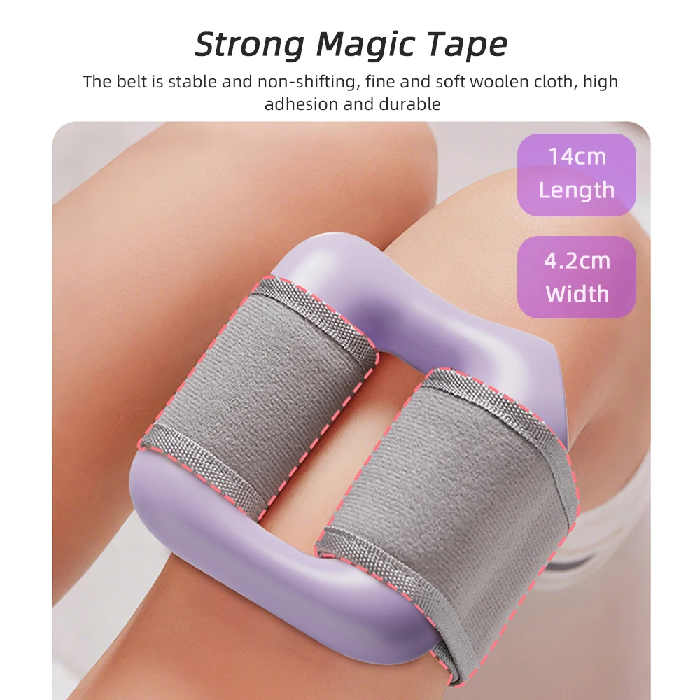 Handheld Electric Fascia Ring Rechargeable Mini Massager With Belt Vibration Fat Burning Shoulder Neck Back Muscle Relax