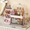 Makeup Organizer with Drawers,Large Capacity Countertop Organizer for Vanity,Bathroom and Bedroom Desk Cosmetics Organizer 3