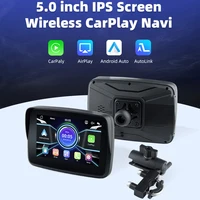 EKIY 5.0 inch Wireless CarPlay Moto Portable Digital Motorcycle Dashboard GPS Navigation Display Screen Android Auto Monitor - Image 2