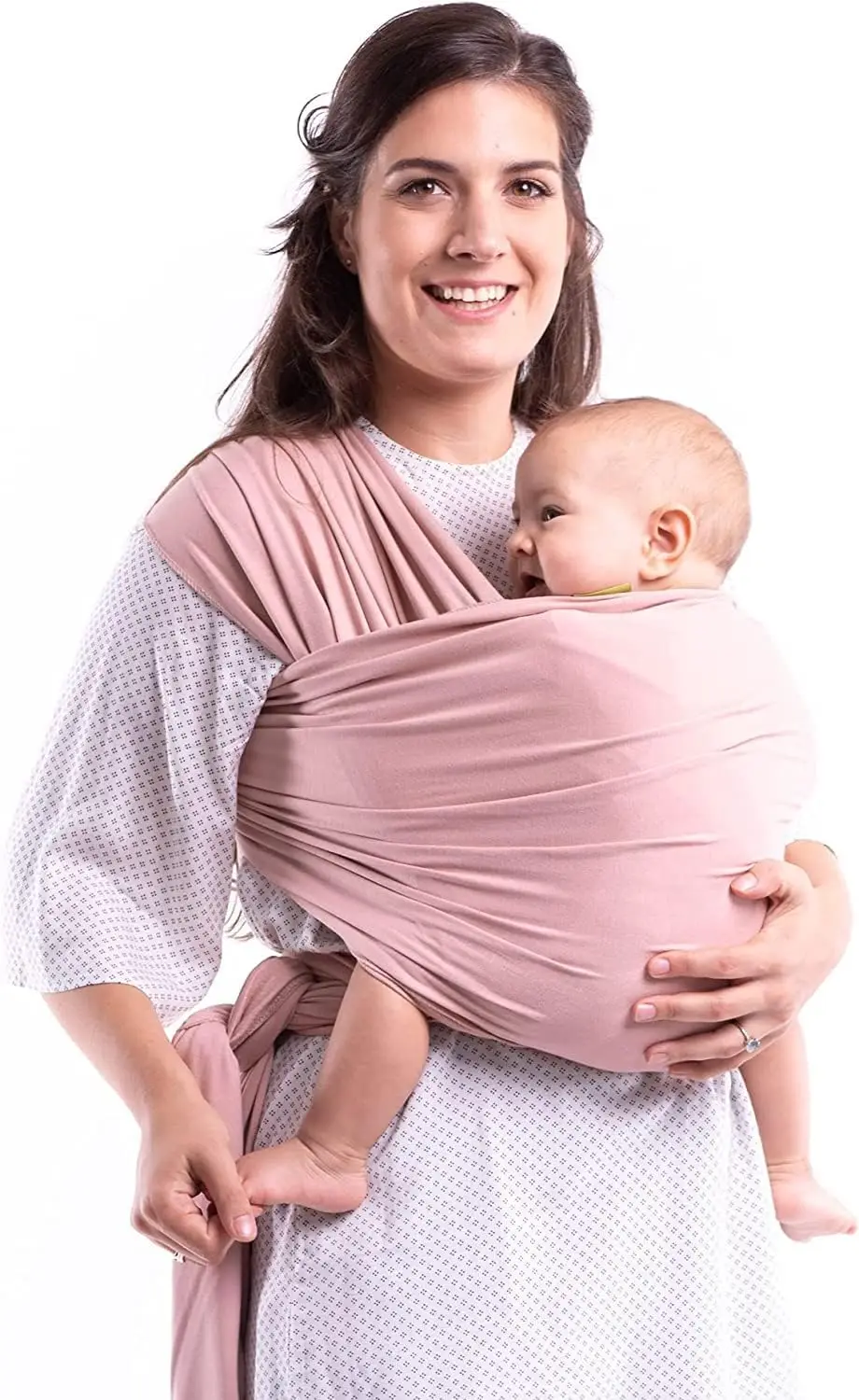 Cotton Baby Wrap Carrier Baby Carrier Sling Newborn to Toddler 0-36 Months