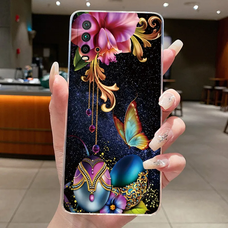 Luxury Aesthetic Transparent Cat Design Soft TPU Silicone Phone Case