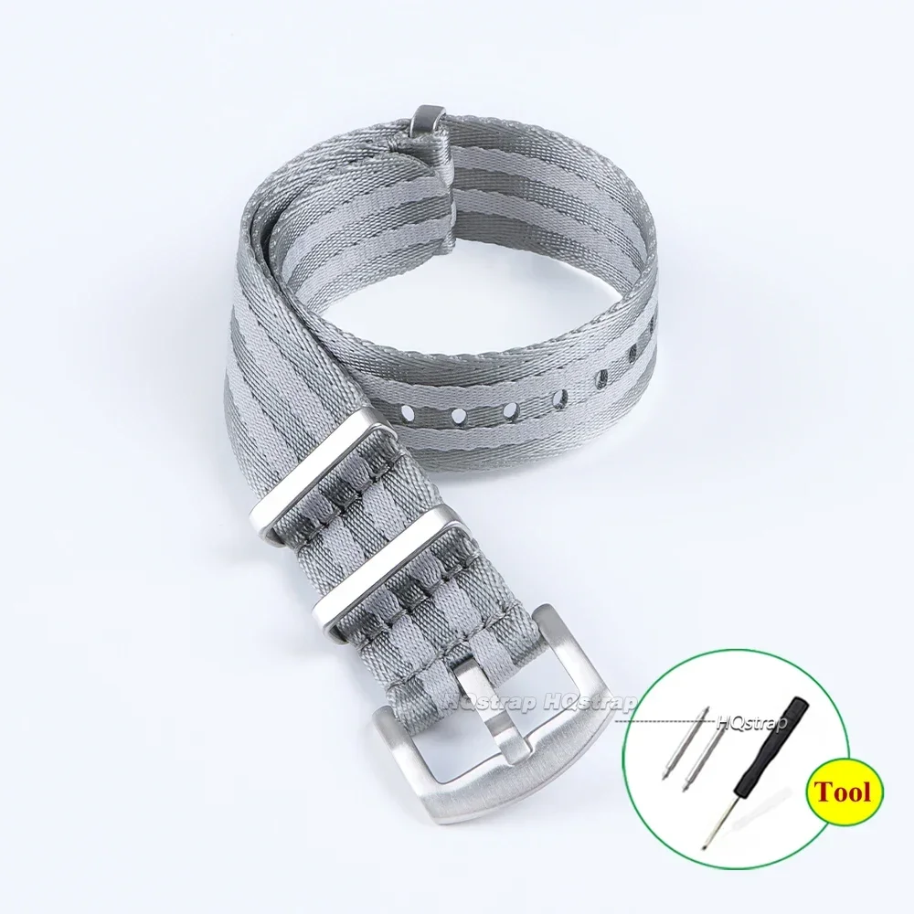 Premium Braided Nylon Canvas Watch Band - Universal Soft Sport Bracelet Accessory