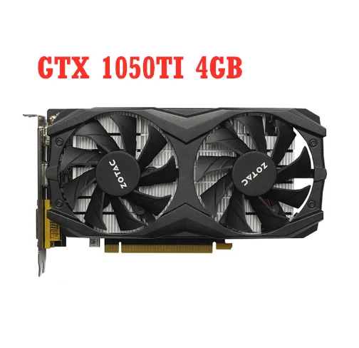 Zotac Gtx 1050 Ti 4Gb Scheda Video Gpu Schede Grafiche Mappa Per Geforce Nvidia Gtx1050 4 Gd5 128Bit Videocard Pci-E X16 Hdmi Usato