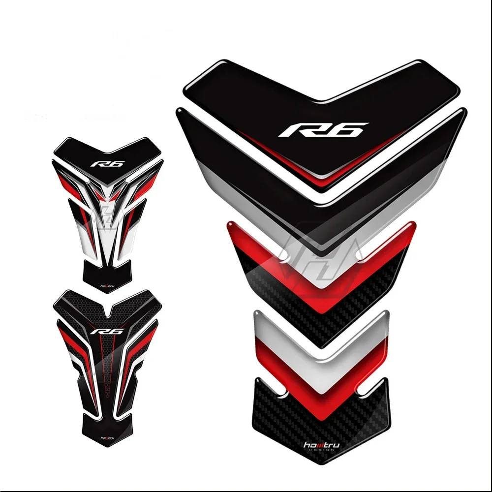 

For Yamaha YZF-R6 R6 2002-2019 3D Resin Motorcycle Tank Pad Protector Sticker