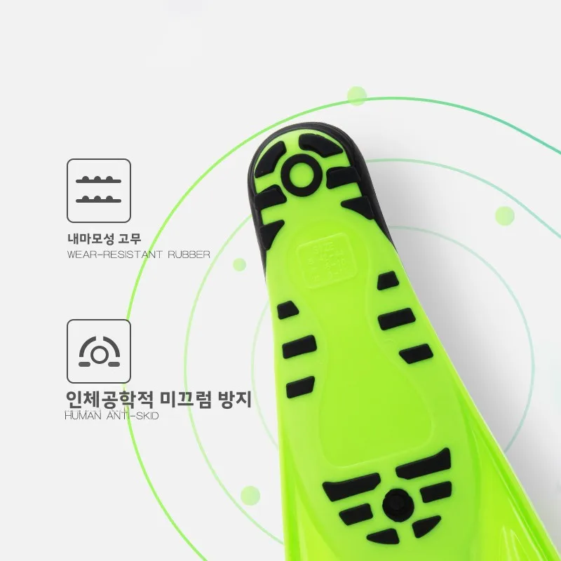 유니섹스 성인 프리다이빙 핀 전문 심해 다이빙 스노클링 3종 세트 웨이브 브랜드 수영 훈련 고글