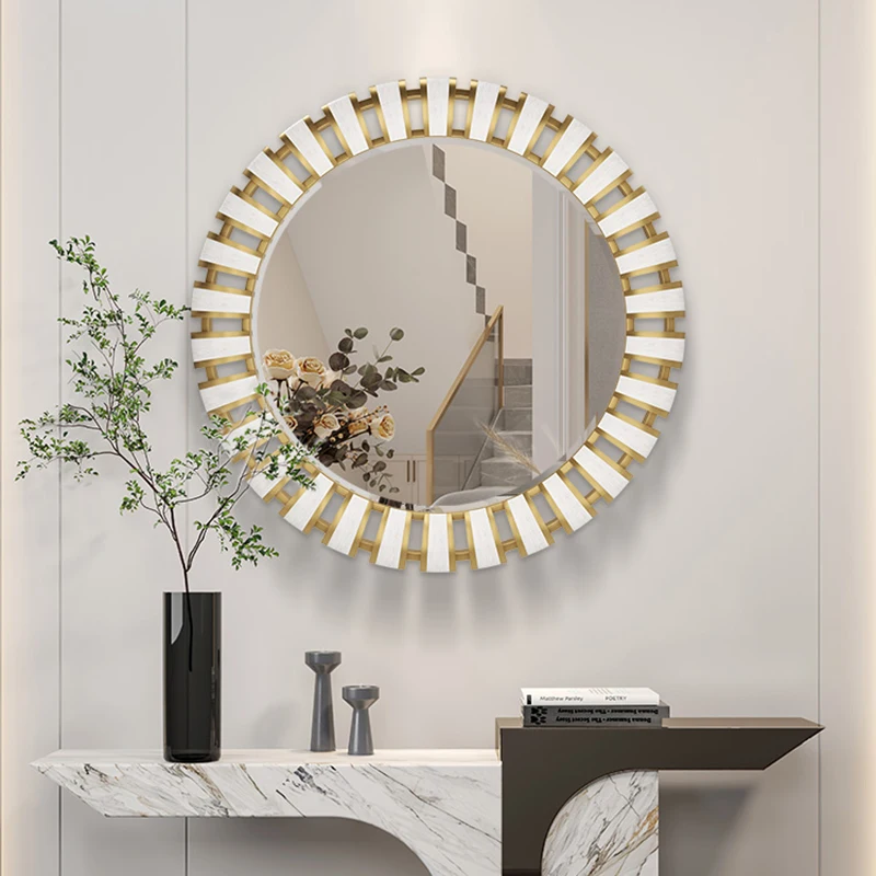 

Luxury Bedroom Wall Mirrors Hanging Make Up Aesthetic Office Wall Mirrors Bathroom Art Espejo Adhesivo Pared Home Decorations