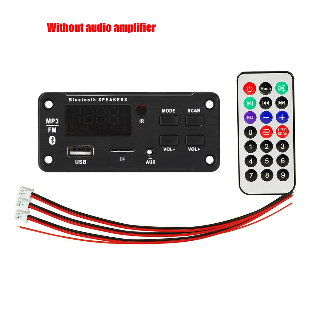 High-Power Bluetooth Audio Module with MP3 Player & Radio