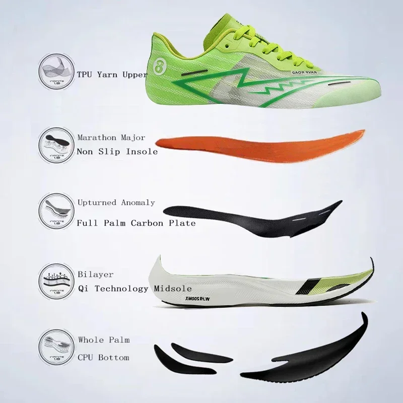 Sneakers Running Shoes Marathon Racing Shock Absorbing Sports Tennis Training Shoes running shoes men sneakers women sneakers For Men Women Full Palm Carbon Plate