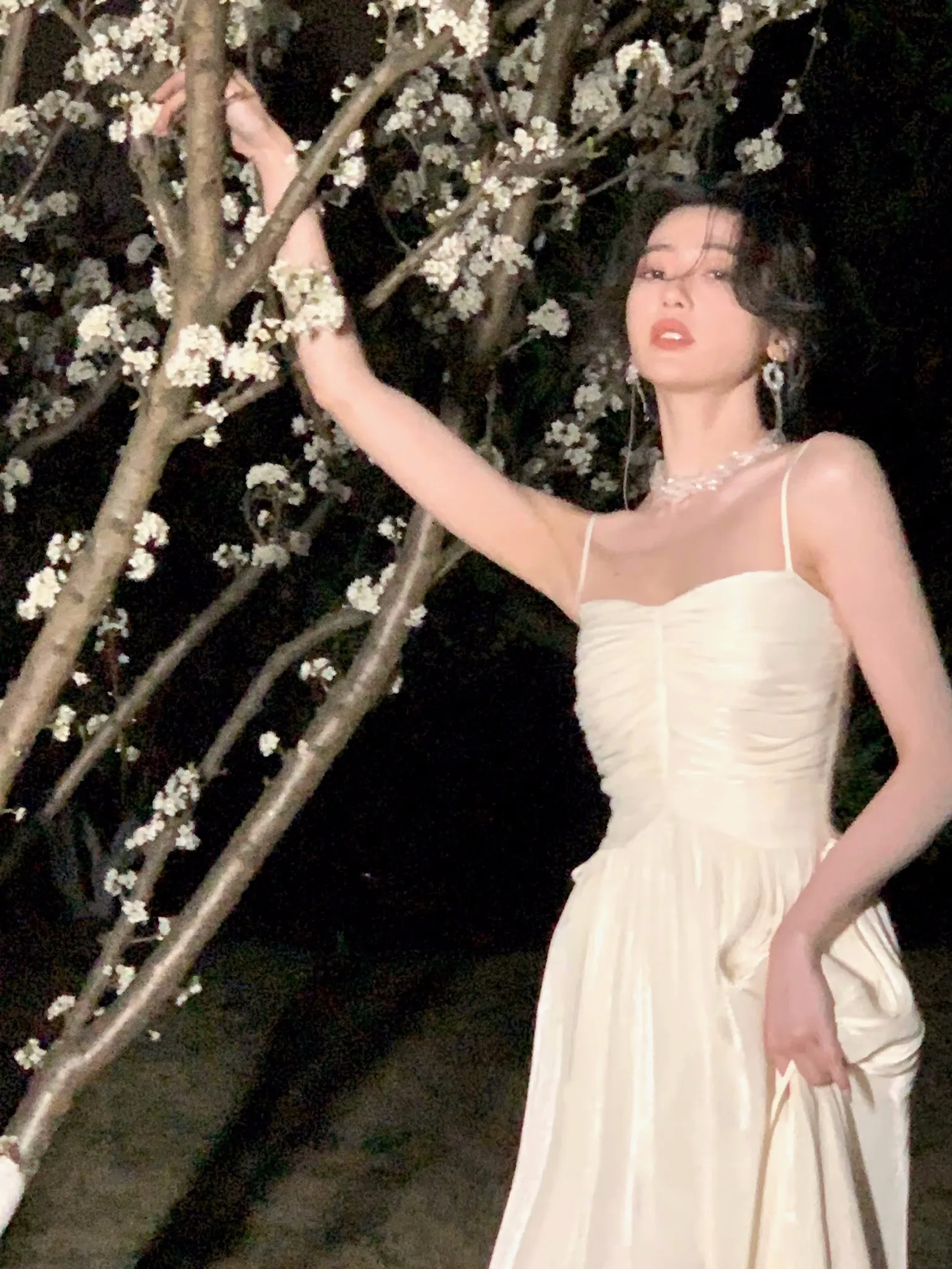 Elegant Shiny Midi Dresses for Women Evening Party Dress Prom Robe Vintage Solid Summer New A-line Spaghetti Strap Vestido Mujer