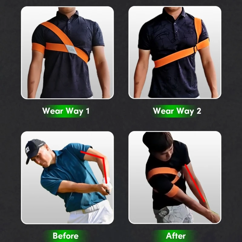 Golf Swing Correction Golf Swing Strap Swing Correcting Golf Swing Training Tool DropShipping