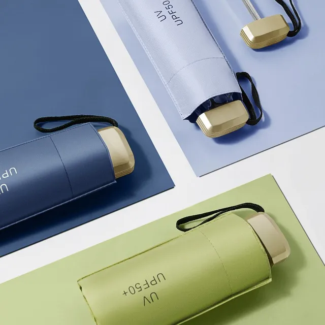 Mini Five-Fold UV Protection Umbrella – Portable and Stylish for Sun Protection