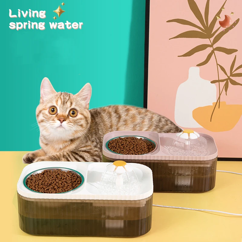 

3L Pet Water Fountain Dispenser Automatic Filter Mute Drinker Dog Cat Water Bowl Feeder Electric USB Dispenser with 1 Filter Box
