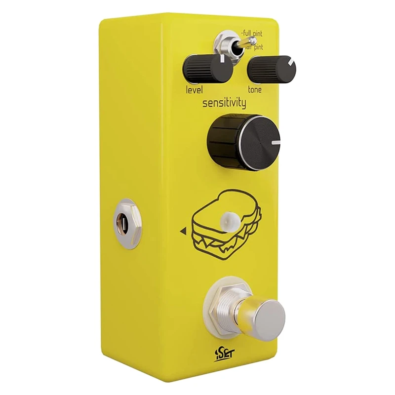 

ISET компрессор гитарная педаль сэндвич Comp для электрической гитары бас истинное байпас