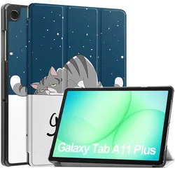 Premium Folding Stand Smart Case with Auto Sleep for Tab A11 Plus 11 2025 (LM)