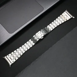 Luxury Stainless Steel Men's Metal Wristband - Galaxy 8 44mm 40mm (Silver)