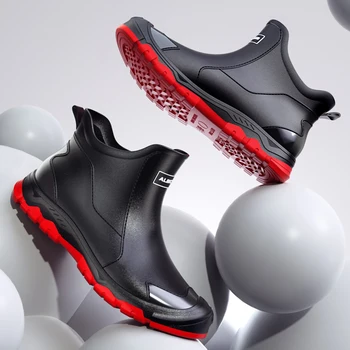 New Outdoor Non-Slip Men’s Rain & Fishing Boots: 1