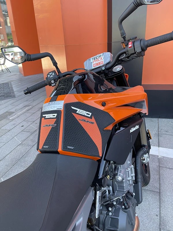 aperto decalque, ktm duke 790, gás, alta