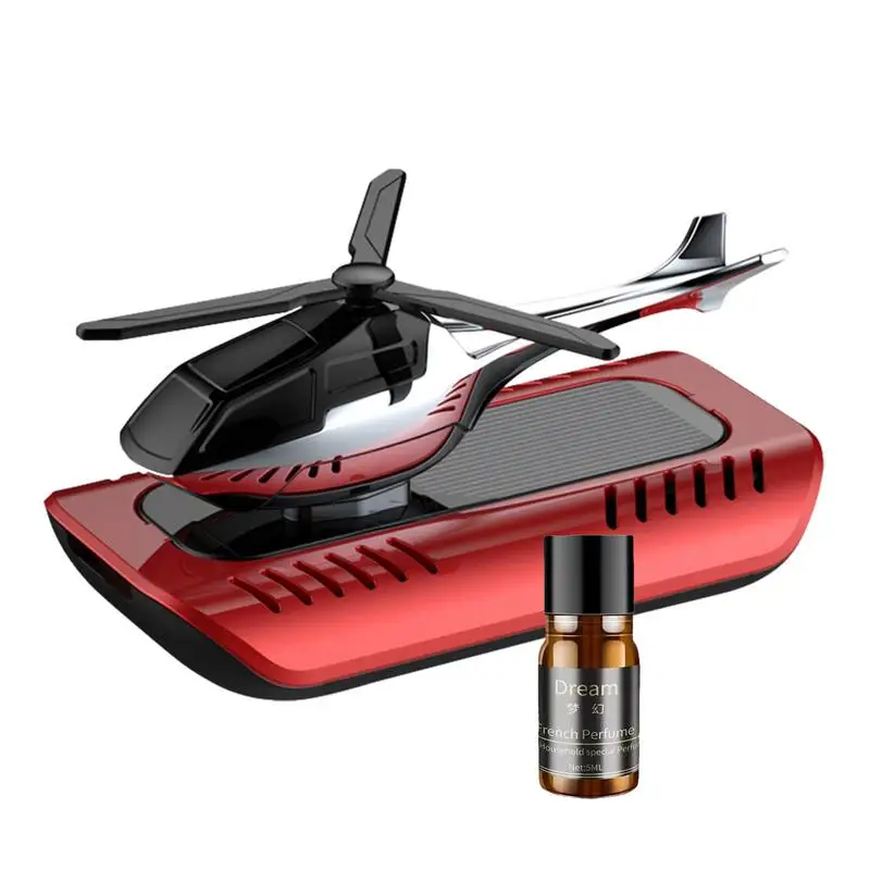 

Solar Powered Car Air Freshener Aromatherapy Oil Diffuser Lasting Fragrance Car Perfume Airplane Rotatory Car Interior Accessory
