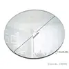 Round Acrylic Mirror Tray 8inch Circle Mirror Plate Decor Accessory for Wedding Baby Shower Birthday Centerpieces Decor 1